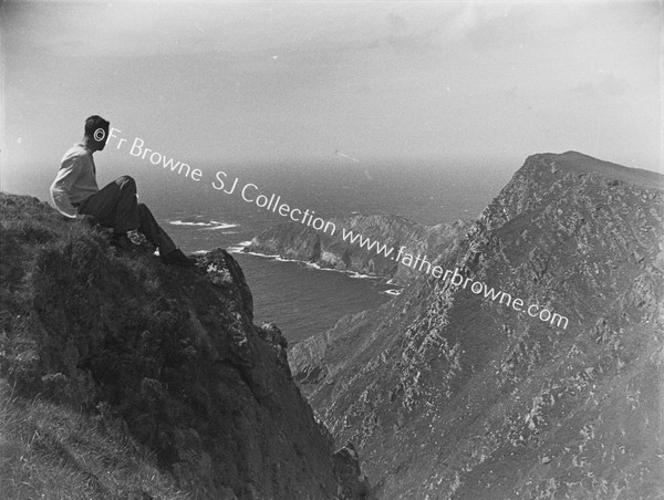 R.J.MARTIN ON ACHILL HEAD FROM S.E.